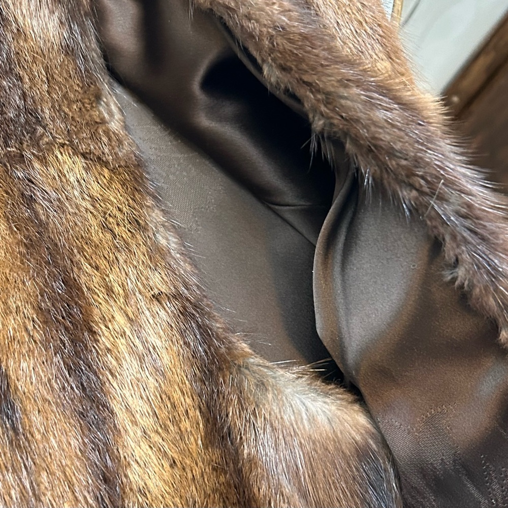 Fur Stole Vintage 1920s Beckman's Mink - Picture 10 of 16